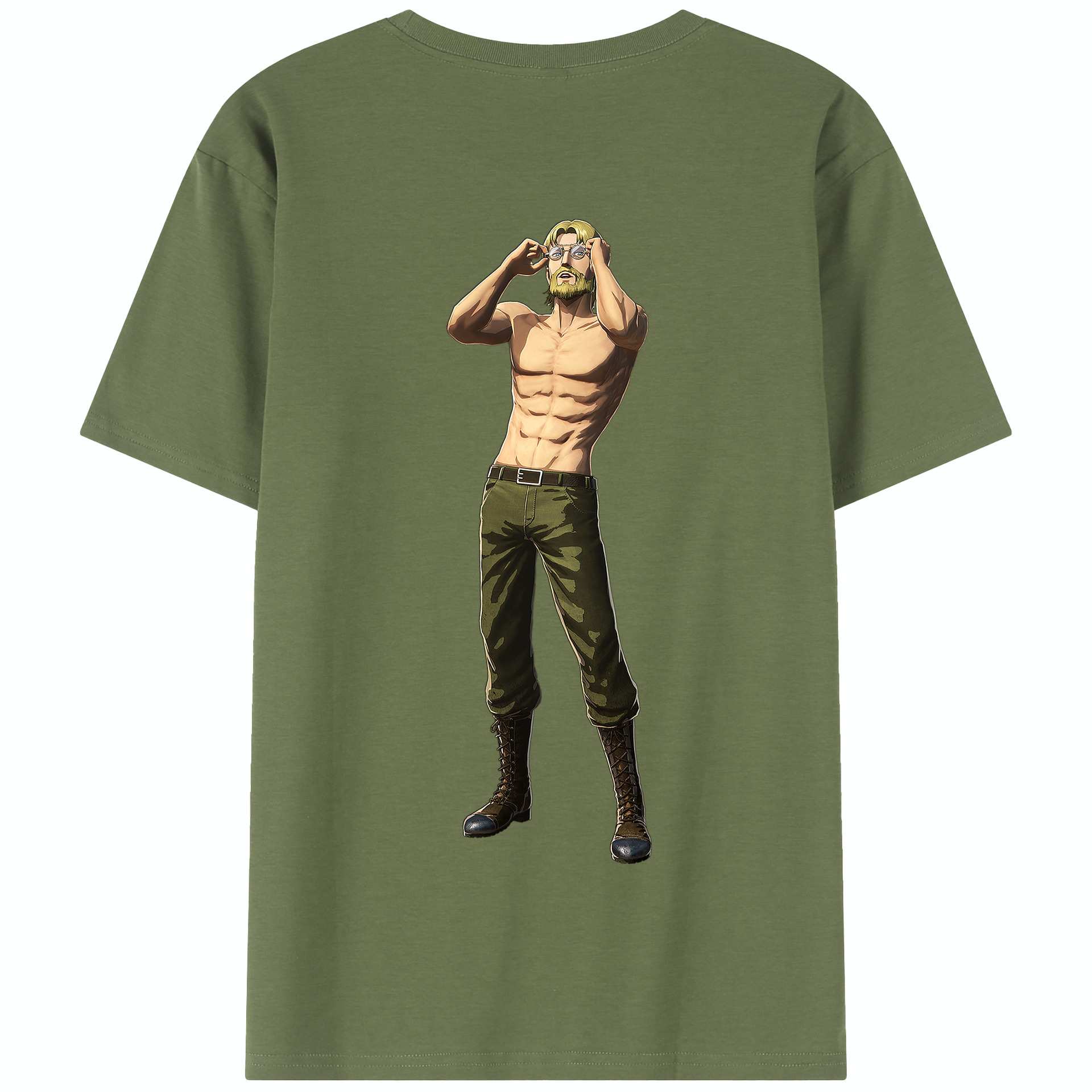 （画像用） 進撃の巨人 Attack on Titan 綿100％半袖Tシャツ（背面プリント）